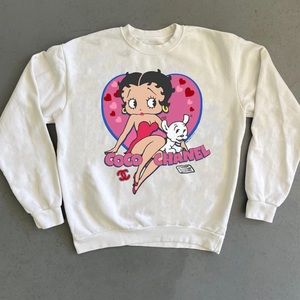 Mega Yacht Betty Bop Sweatshirt